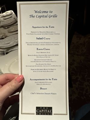 Menu photo 7 The Capital Grille New York, NY Menu photo 7 The Capital Grille New York, NY