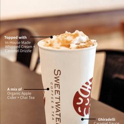 Sweetwaters Coffee & Tea - Seasonal Drink: Spiced Caramel Apple