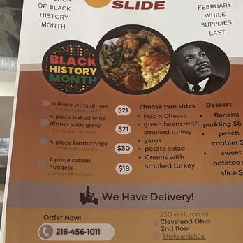 Shake and Slide - Black History Month Promotion - Burgers Near Me - Cleveland, Ohio Shake and Slide - Black History Month Promotion - Burgers Near Me - Cleveland, Ohio