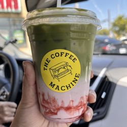 The Coffee Machine - Iced Strawberry Matcha