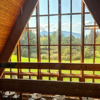 NewVida Preserve - Restaurant service takes place in the Great Room of the main lodge, where the hustle of the historic Paleface Ski Mountain once took place. - Yoga Near Me - Jay, New York NewVida Preserve - Restaurant service takes place in the Great Room of the main lodge, where the hustle of the historic Paleface Ski Mountain once took place. - Yoga Near Me - Jay, New York