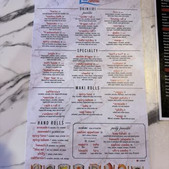 Sushi House - Menu back side March 20, 2026 - Sushi Bars Near Me - Amarillo, Texas Sushi House - Menu back side March 20, 2026 - Sushi Bars Near Me - Amarillo, Texas