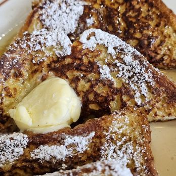 Renee’s Family Restaurant - Close-up of the French Toast with butter and syrup. - Breakfast & Brunch Near Me - Vinton, Virginia Renee’s Family Restaurant - Close-up of the French Toast with butter and syrup. - Breakfast & Brunch Near Me - Vinton, Virginia