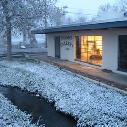 Coons Gallery - A light dusting of snow at Coons Gallery (Photo: Wynne Benti)