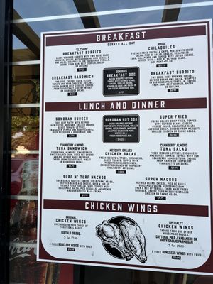 Menu photo 8 Sonora Grill Moreno Valley, CA