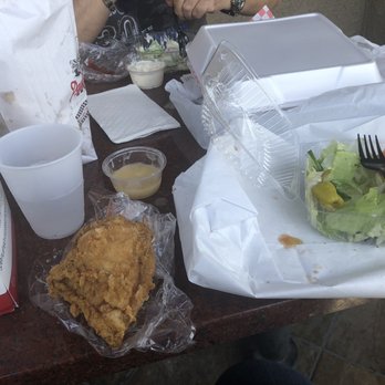 Paul's Place - Lots of bags & boxes on a somewhat small patio table. - Breakfast & Brunch Near Me - Cypress, California
