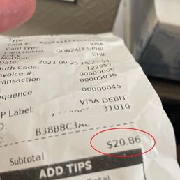 20 spot for very small and disappointing box of to-go food :(