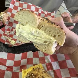 Jalapeño Cream Cheese on Everything Bagel