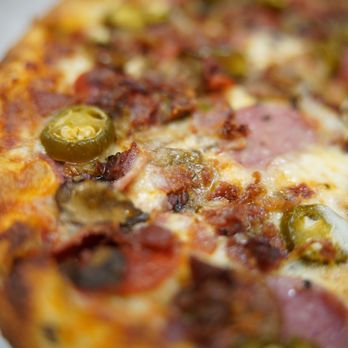 Fratelli Pizza - Liberty Hill - Build your own with red sauce, bacon, pepperoni, sausage, mushrooms, and jalapeños. Yum! @coreyd123 on insta - Pizza Near Me - Liberty Hill, Texas Fratelli Pizza - Liberty Hill - Build your own with red sauce, bacon, pepperoni, sausage, mushrooms, and jalapeños. Yum! @coreyd123 on insta - Pizza Near Me - Liberty Hill, Texas