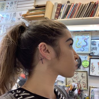 Groove Tattoo - Marc did a cross on me and I love it thank you so much! Your the best tattoo artist in Brooklyn - Tattoo Near Me - Brooklyn, New York