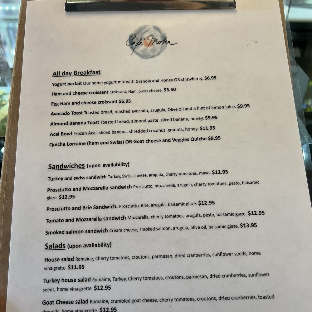 Cafe Moka - Menu - Coffee & Tea Near Me - Tavernier, Florida Cafe Moka - Menu - Coffee & Tea Near Me - Tavernier, Florida