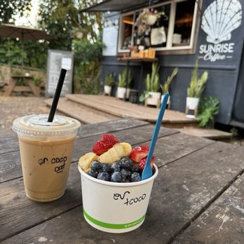 Sunrise Coffee - Creamy coconut latte and açaí bowl - Coffee & Tea Near Me - Lihue, Hawaii