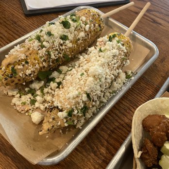Miner's Apron - Elote corn appetizer - New American Near Me - Mine Hill, New Jersey Miner's Apron - Elote corn appetizer - New American Near Me - Mine Hill, New Jersey