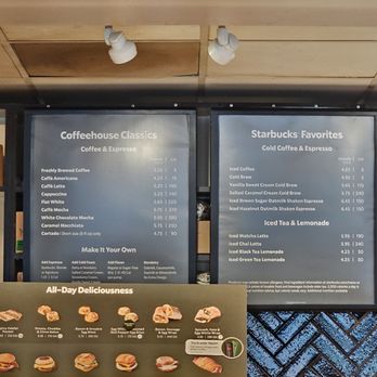 Starbucks - Their menu Aug 2025 - Coffee & Tea Near Me - Simi Valley, California