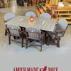Amish Made Poly - Amish made poly dining set