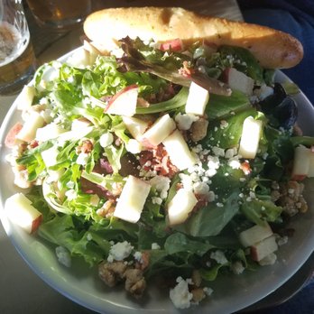 Cathouse Pizza - Apple, Bacon & Goat Cheese salad for $11.95. - Pizza Near Me - Snohomish, Washington