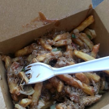 Mean Poutine - after stirred - Hot Dogs Near Me - Vancouver, British Columbia