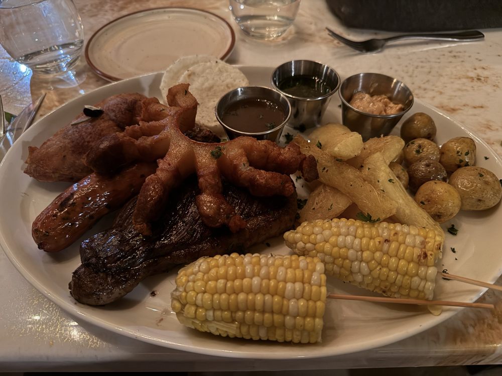 Food from Capricho Colombian Steakhouse