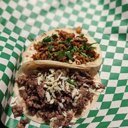 The Quesadillas - Mesquite steak (carne asada) & Al Pastor