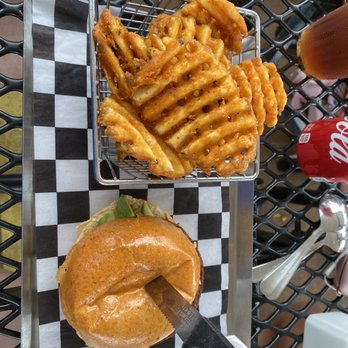 Exit Zero Filling Station - Impossible burger with avocado slices ($2 extra charge). - Burgers Near Me - Cape May, New Jersey