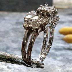 Watch Technicians - ‎Jewelry & Watch Repair - This ring was rhodium plated, and it's back to its original shine.