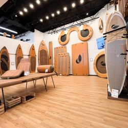 Paddle North - The fleet on display at Paddle North HQ.