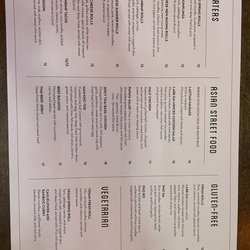 Banh Sen Noodle Bar & Street Food - Menu
