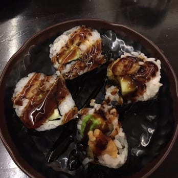 SushiStop Pasadena - This roll had fried tempura shrimp inside - Sushi Bars Near Me - Pasadena, California SushiStop Pasadena - This roll had fried tempura shrimp inside - Sushi Bars Near Me - Pasadena, California