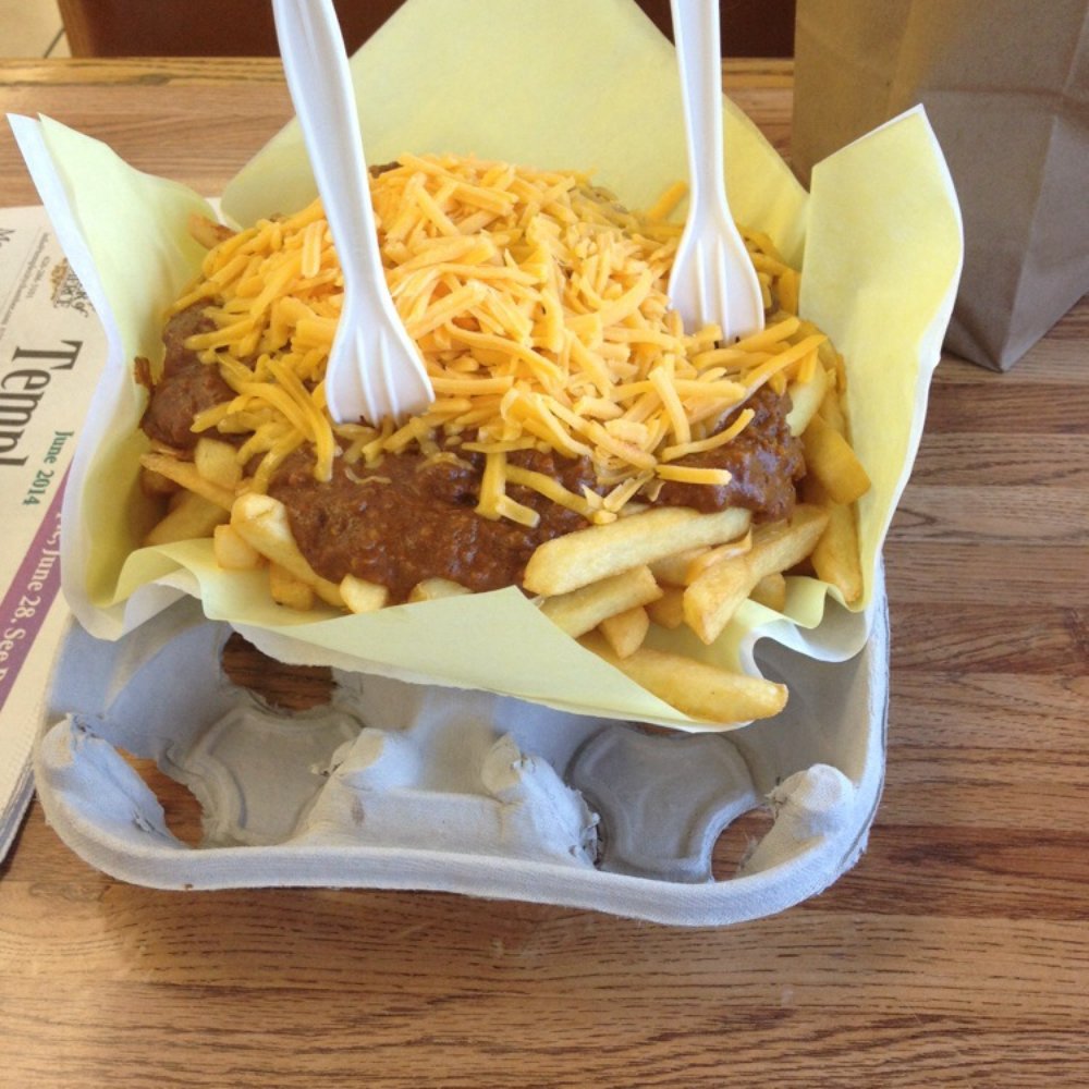 The Hat - Yummy chili cheese papitas :) - American Near Me - Temple City, California