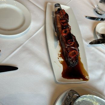 Del Frisco's Double Eagle Steakhouse - Thick-cut Nueske's Bacon Au Poivre - Steakhouses Near Me - Houston, Texas Del Frisco's Double Eagle Steakhouse - Thick-cut Nueske's Bacon Au Poivre - Steakhouses Near Me - Houston, Texas