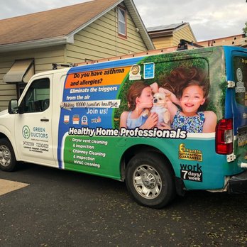 Green Ductors - Our truck - Air Duct Cleaning Near Me - Clark, New Jersey