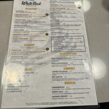 White Rock Brewing - Menu - Brewpubs Near Me - Dallas, Texas White Rock Brewing - Menu - Brewpubs Near Me - Dallas, Texas