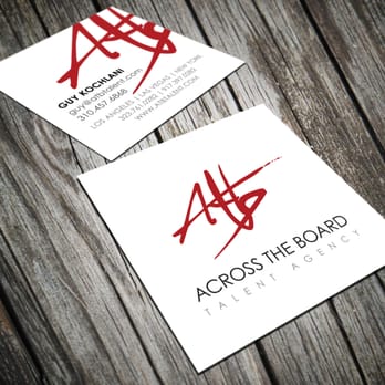 Orange Tulip Studio - Brand development for ATB Talent Agency including an impactful logo design and matching business cards to give a professional, unified look - Graphic Design Near Me