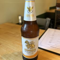 Thai Kitchen - The beer we tried.