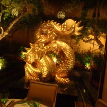 Wing Lei - Golden Chinese Dragon Artpiece - Chinese Near Me - Las Vegas, Nevada