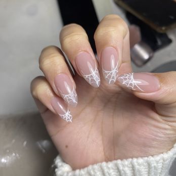 R&C Nails Spa - Halloween spider web nails - Nail Salons Near Me - Whittier, California R&C Nails Spa - Halloween spider web nails - Nail Salons Near Me - Whittier, California
