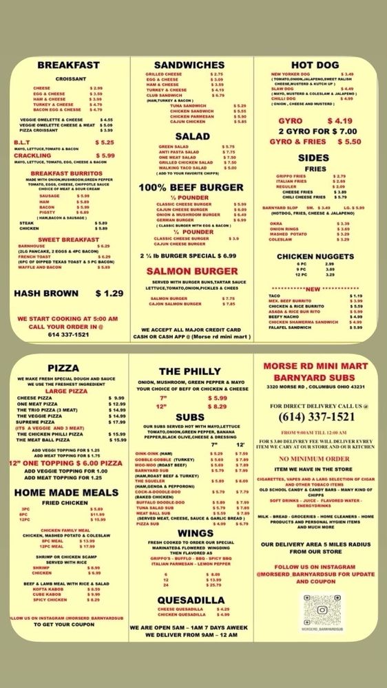 MORSE ROAD MINI MART Updated September 2024 3320 Morse Rd, Columbus
