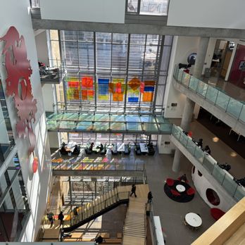 Austin Central Library - view looking back at the stairs - Libraries Near Me - Austin, Texas