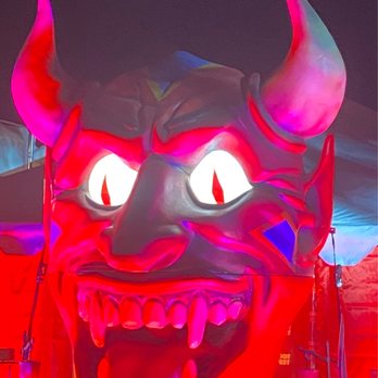 Riot Fest Chicago - The Riot Fest Devil all lit up! - Festivals Near Me - Chicago, Illinois