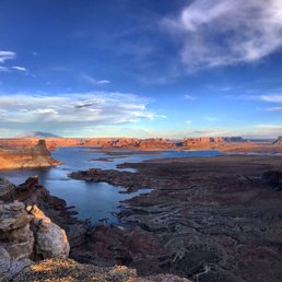 Sunset view from the top. Gunsight Butte