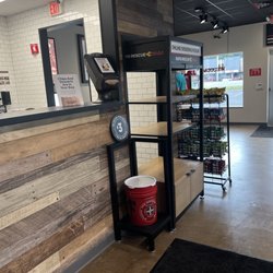 Firehouse Subs Street of Shoppes - Counter and customer area inside firehouse.