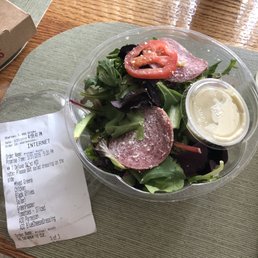 Deluxe Salad is small for the price charged!