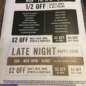 Yard House - Happy Hour Menu - New American Near Me - Irvine, California Yard House - Happy Hour Menu - New American Near Me - Irvine, California