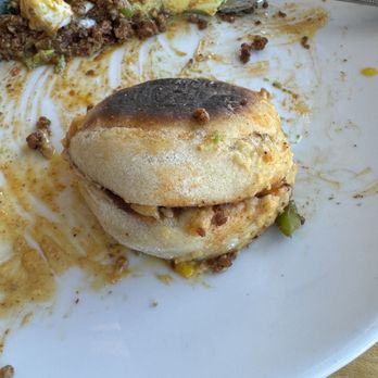 Eggsquisite Cafe - Very thick English muffin - Breakfast & Brunch Near Me - Southlake, Texas Eggsquisite Cafe - Very thick English muffin - Breakfast & Brunch Near Me - Southlake, Texas