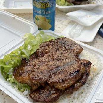 O'sun Grill - Por Chop - Food Trucks Near Me - Honolulu, Hawaii