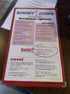 Menu photo 1 Honest John's Bar & Grill Detroit, MI Menu photo 1 Honest John's Bar & Grill Detroit, MI