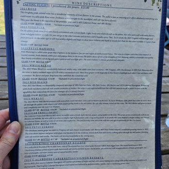 Merrie Mill Farm & Vineyard - Wine list - Wine Tasting Room Near Me - Keswick, Virginia