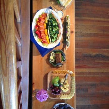 Lost Whale Bed & Breakfast Inn - Overhead view of afternoon appetizers as I walked down the stairs - Hotels Near Me - Trinidad, California Lost Whale Bed & Breakfast Inn - Overhead view of afternoon appetizers as I walked down the stairs - Hotels Near Me - Trinidad, California