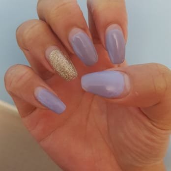 iNail Spa - Nails still look pretty on point even after a month! The thumb chipped a bit and the purple colour is fading a little. - Nail Salons Near Me - Vancouver, British Columbia