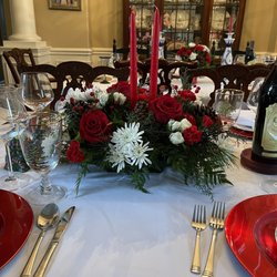 Arlington Flower Shop - Table centerpiece. Perfect holiday accent!